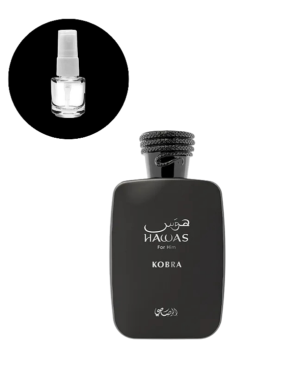 Hawas Kobra Rasasi - 5ml FRACIONADO - Masculino