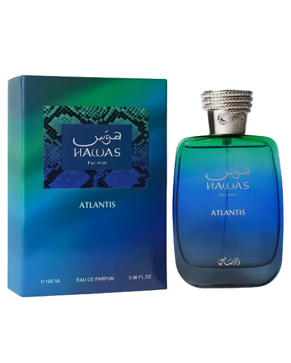 Hawas Atlantis Eau de Parfum Rasasi - 100ml - Masculino