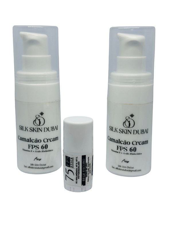 Combo Duplo Camaleão Cream FPS 60 + Brinde Exclusivo