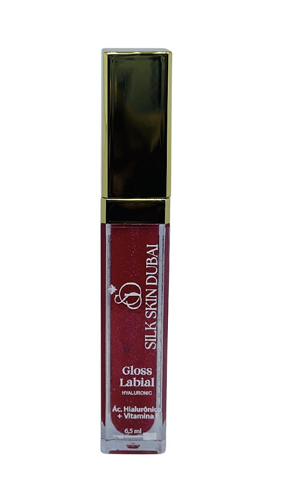 Gloss Labial Hyaluronic Shine Morango (6,5 ml) com Luz de Led