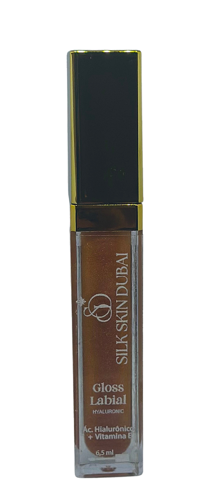 Gloss Labial Hyaluronic Shine Nude (6,5ml) com Luz de Led