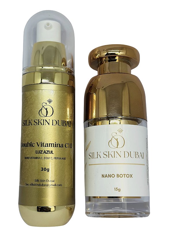 Duo Rejuvenescimento Nano Botox 15 g + Vitamina C10 30 g