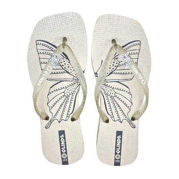 Chinelo Feminino Dubai Glitter - Olinda