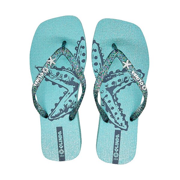Chinelo Feminino Dubai Glitter - Olinda