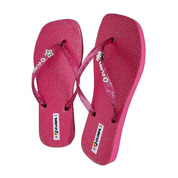 Chinelo Feminino Dubai Glitter - Olinda