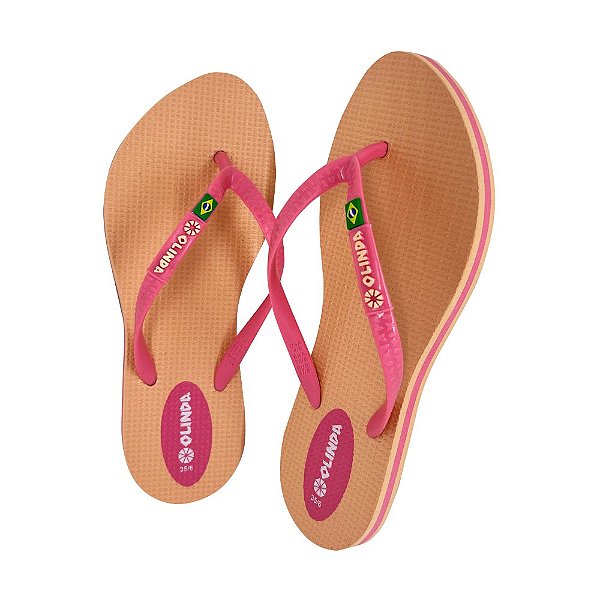 Chinelo Feminino Bicolor - Olinda