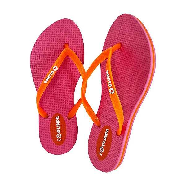 Chinelo Feminino Bicolor - Olinda