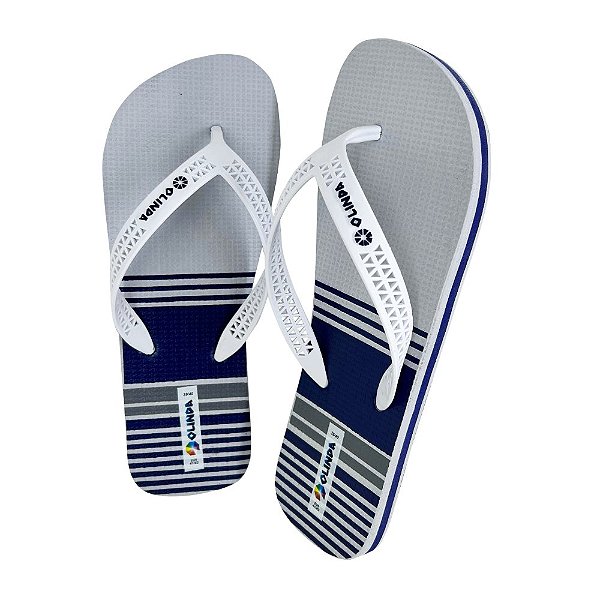 Chinelo Masculino Listras - Olinda