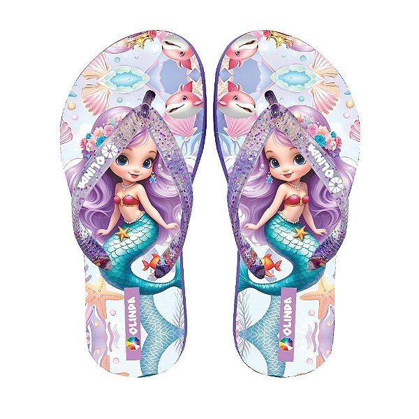 Chinelo Feminino Kids Sereia - Olinda