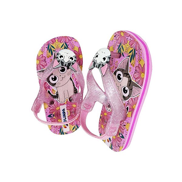 Chinelo Feminino Baby Cat - Olinda