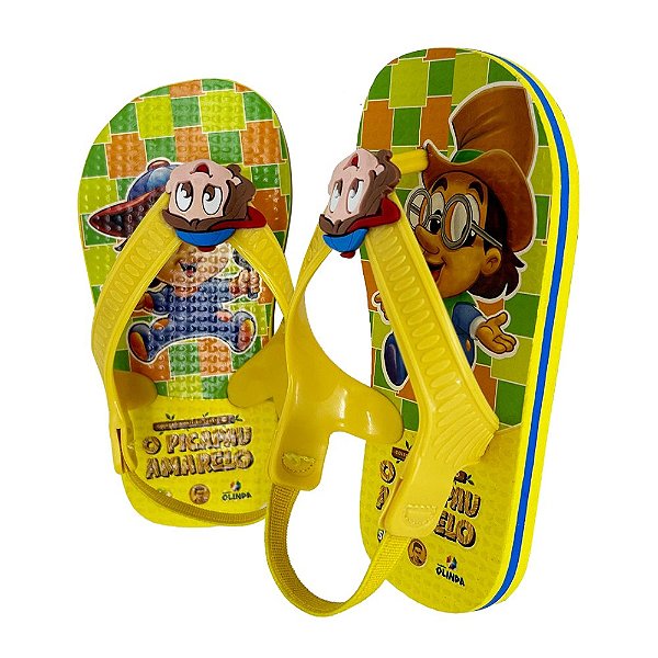 Chinelo Masculino Baby Pedrinho | O Pica Pau Amarelo - Olinda