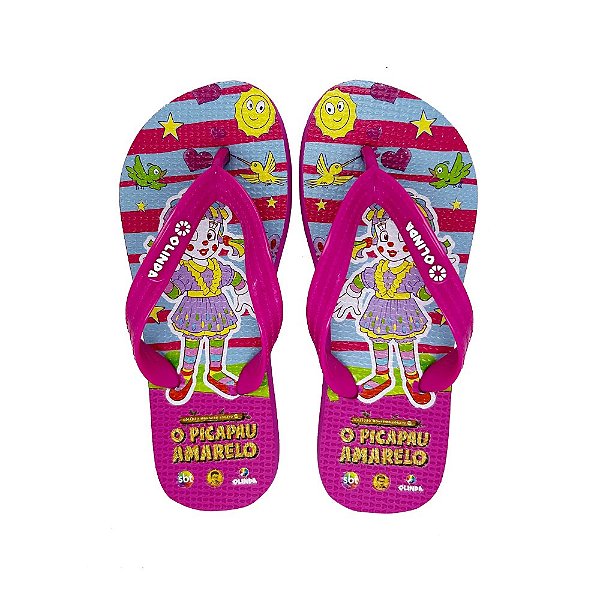 Chinelo Feminino Kids Emília | O Pica Pau Amarelo - Olinda