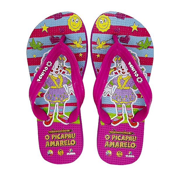 Chinelo Feminino Kids Emília | O Pica Pau Amarelo - Olinda