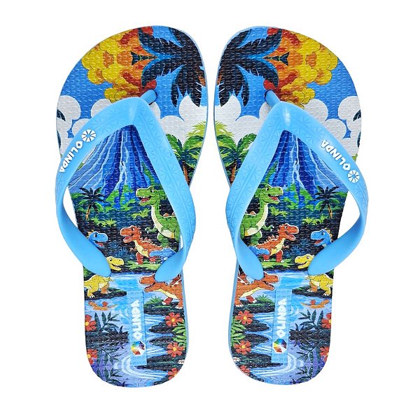 Chinelo Masculino Kids Dino - Olinda
