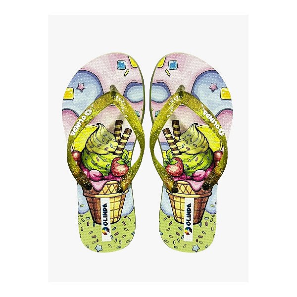 Chinelo Feminino Kids Sorvete - Olinda