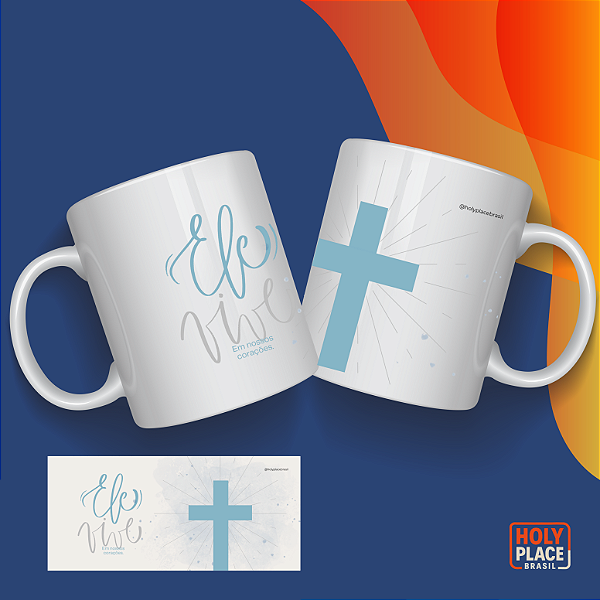 Caneca Ele Vive - Cruz Azul