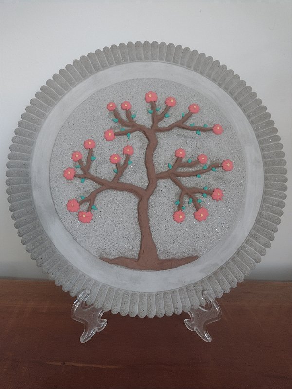 QUADRO DECORATIVO DE MESA - ARVORE DA VIDA
