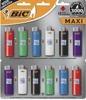 Isqueiro marca Bic Grande
