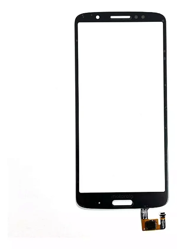 Vidro Frontal Motorola G6 Plus Com Touch Preto - Sem Cola Oca