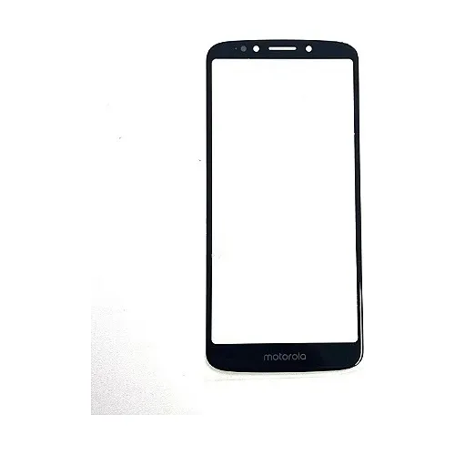 Vidro Frontal Motorola G6 Play / E5 Preto - Sem Cola Oca