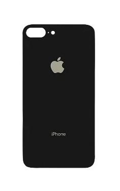 Vidro Tampa Traseira Apple Iphone 8 Plus - Preto