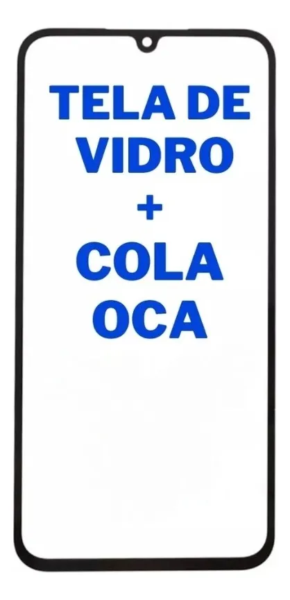 Vidro Frontal Samsung A05 - Com Cola Oca