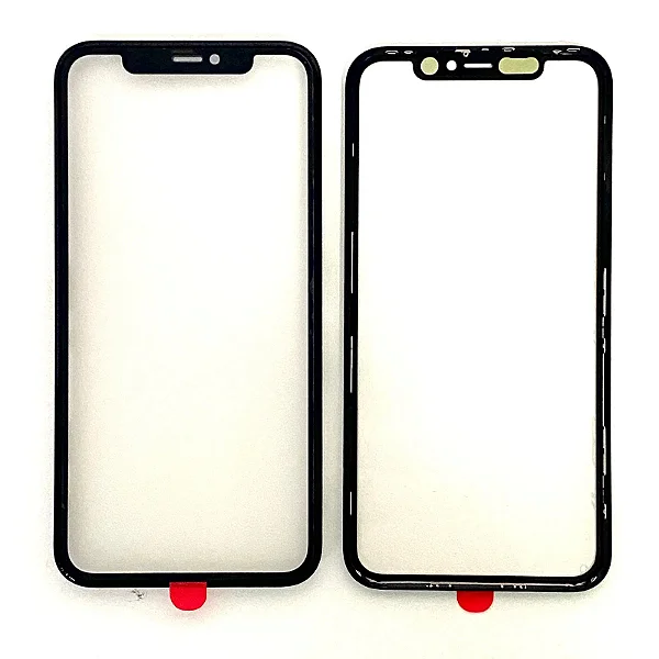 Vidro Frontal Iphone 11 - Com Cola Oca + Aro