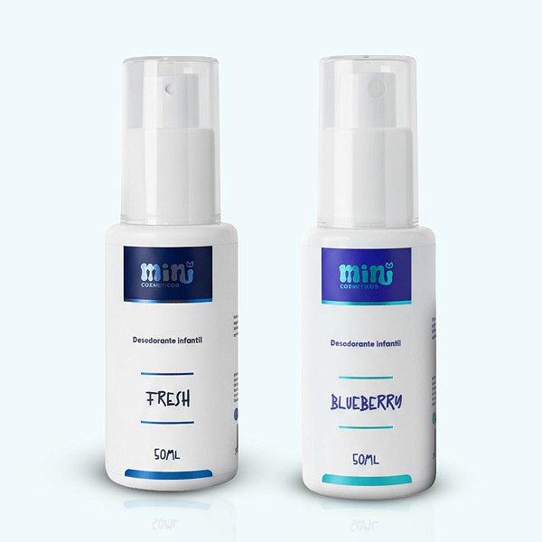 Kit de Desodorantes Infantis Fresh e Blueberry