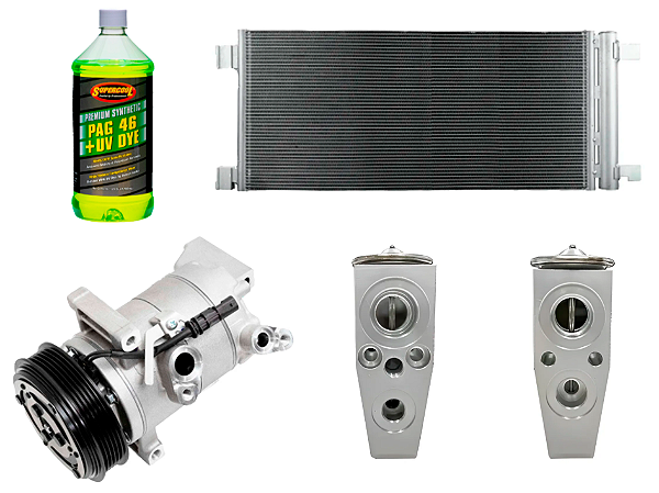 Kit de Troca do Compressor para GM Onix Turbo 20 a 25