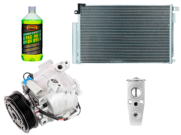 Kit de Troca Completo Compressor para Chevrolet Onix / Prisma / Spin - 2012 a 2016