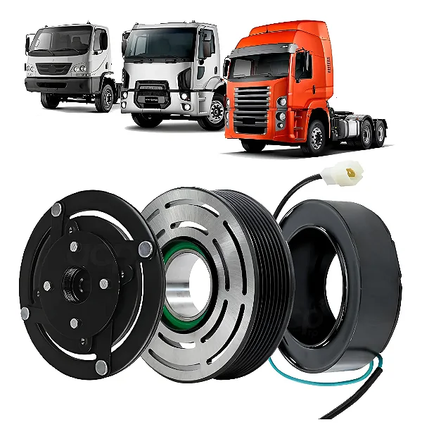 Conjunto Embreagem Compressor - 10p15 8pk 24v