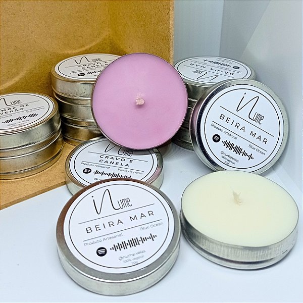 Vela Aromática Personalizada 20g em Latinha