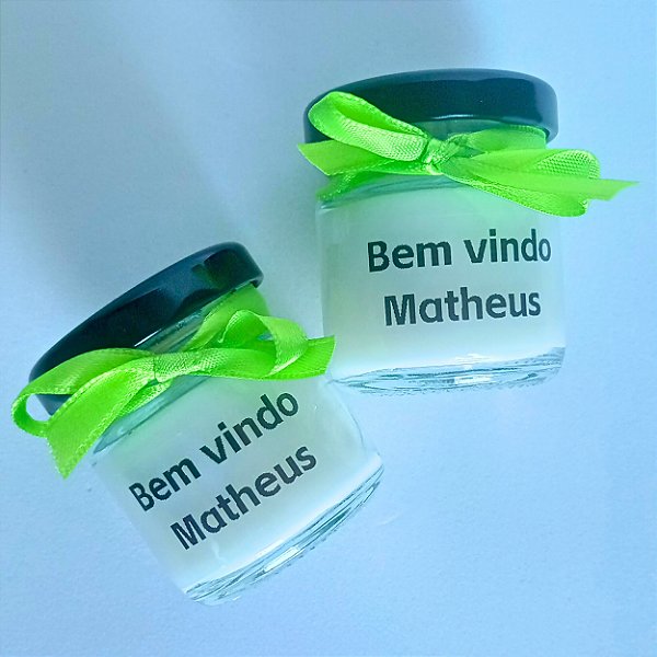 Vela Aromática Personalizada - vidro 35g