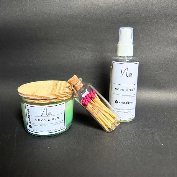 Kit Vela + Aromatizador