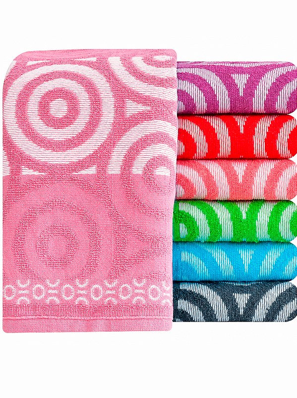 Kit de Toalhas de Banho Banhão Bola 170 x 70 cm – 100% Algodão
