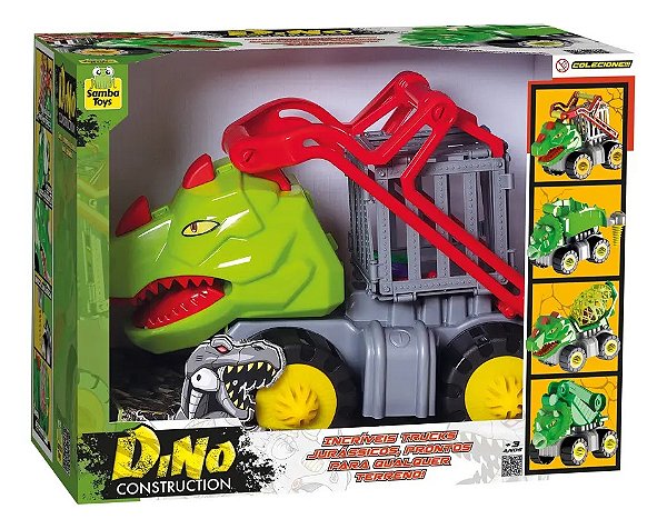 Dino Construction Veículo de Brinquedo