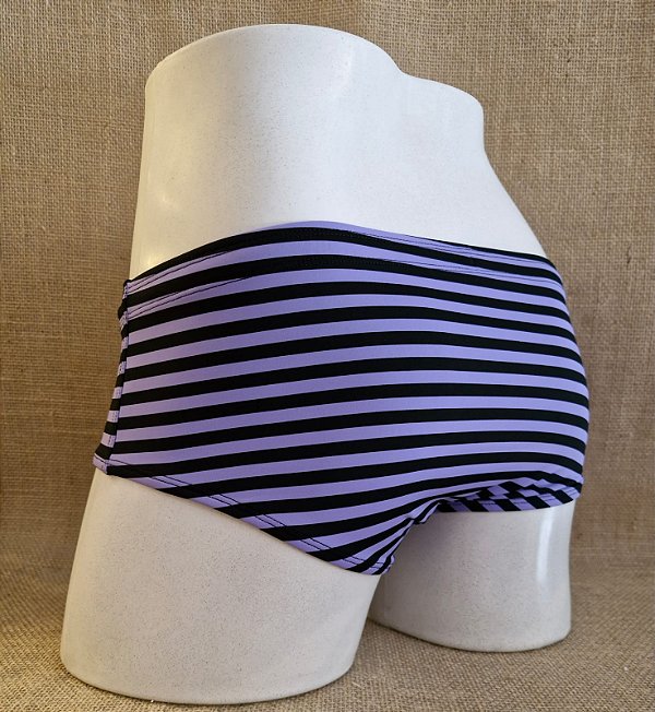 Sunga Tradicional - Listras azul e preto