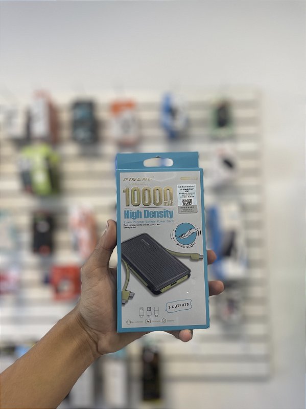 Carregador Portátil Power Bank 10000mah 3em1 PN-956