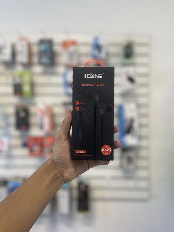 Fone de Ouvido Lelong Nenhum Ruído LE-0201