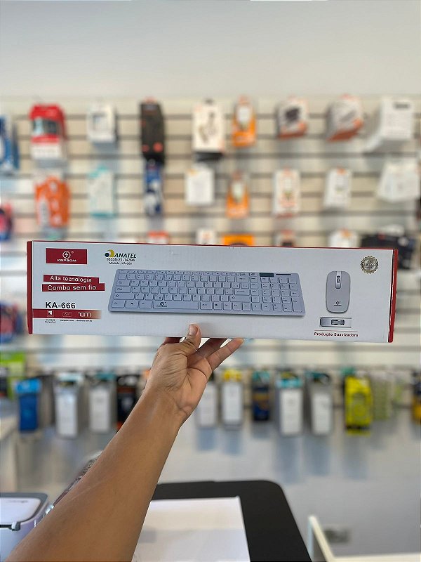 Conjunto Teclado + Mouse P/Computador Kapbom