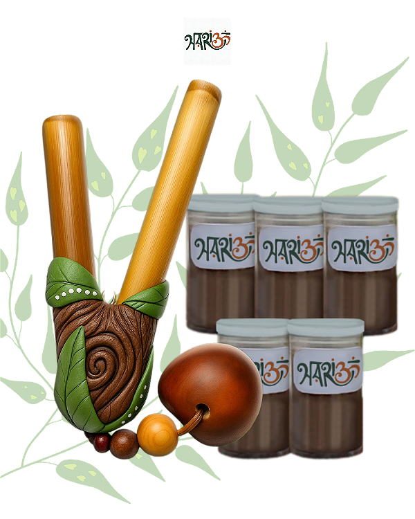 IxOm + Kuripe - Kit Experiência HariOm II - Medicina da Floresta