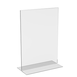 Display T  A6 - L 10cm x A 15cm  Acrilico cristal