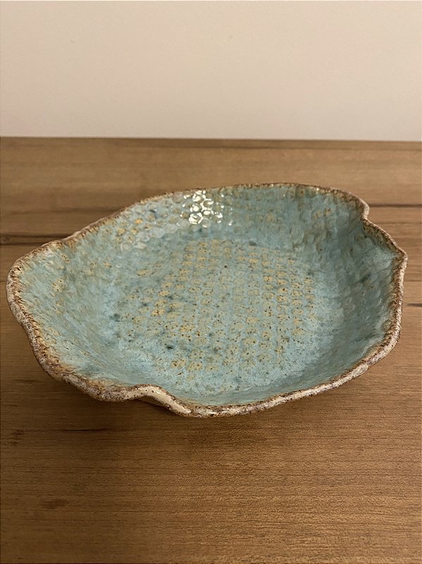 Bowl Cerâmica Orgânico M Azul Claro