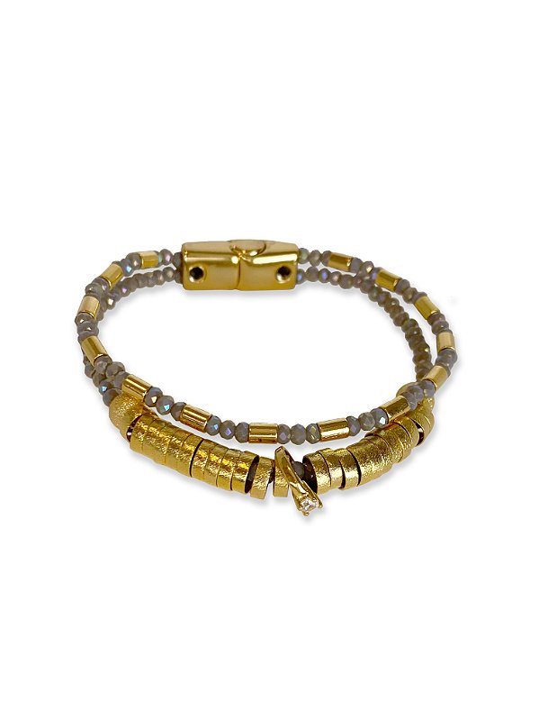 Pulseira Nikki cinza