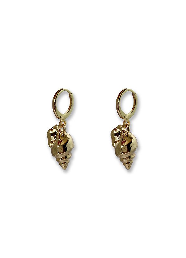 Argola Shell Ouro