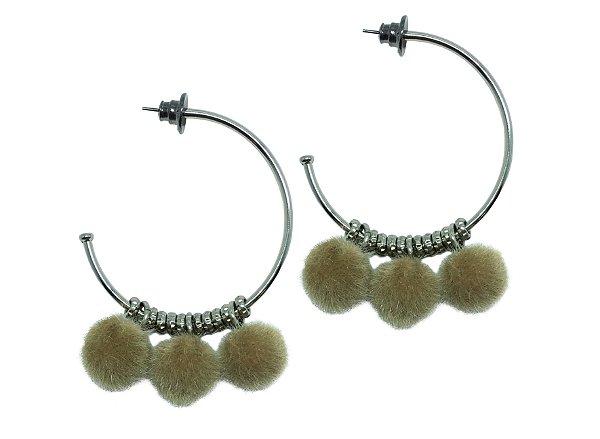 Argola Cute Pêlos Miosotis