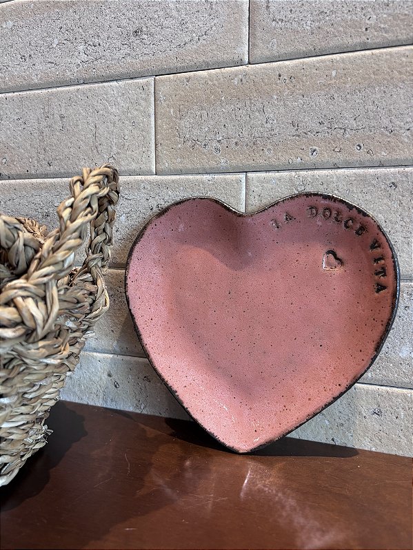 Bandeja Coração Coral