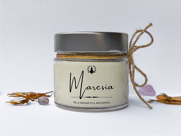 Vela Aromática | Classic | Maresia | Pavio de Algodão | Cera de Coco | Vegetal