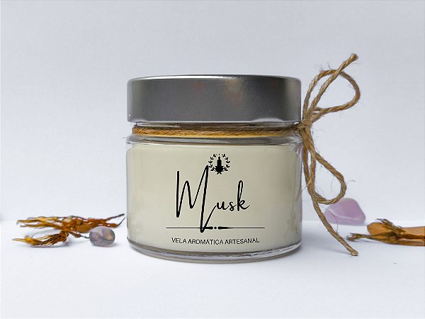 Vela Aromática | Classic | Musk | Pavio de Algodão | Cera de Coco | Vegetal