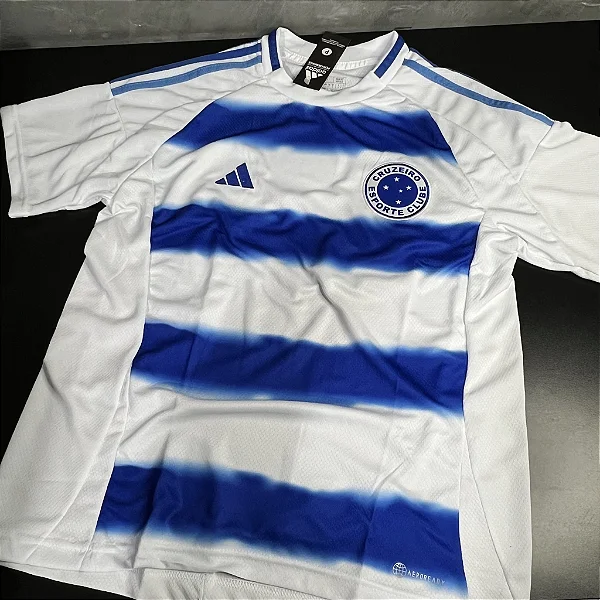 Camisa Cruzeiro Branca e Azul 2025